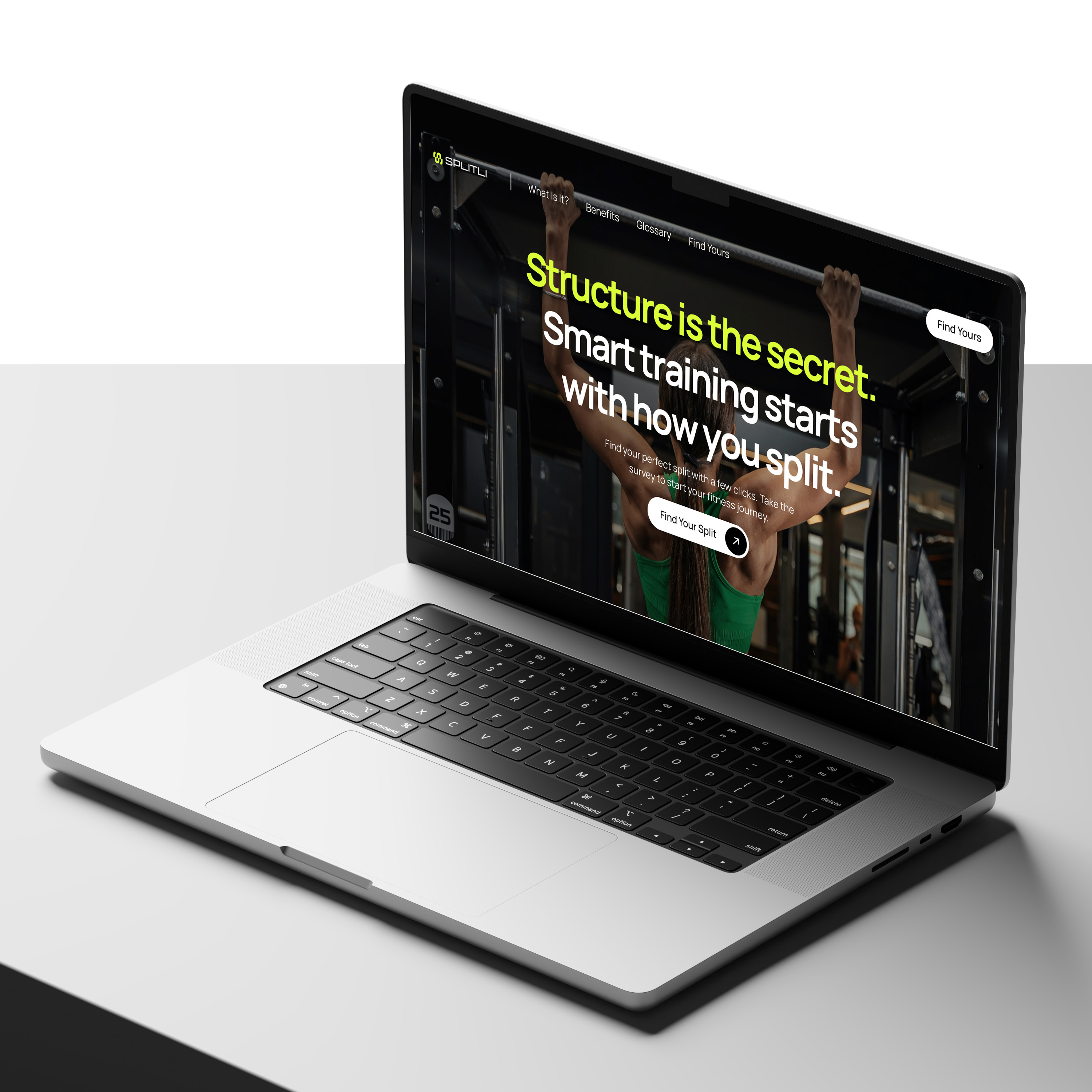 A fitness website called 